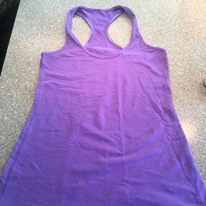 lululemon racer back CRB purple sz 6